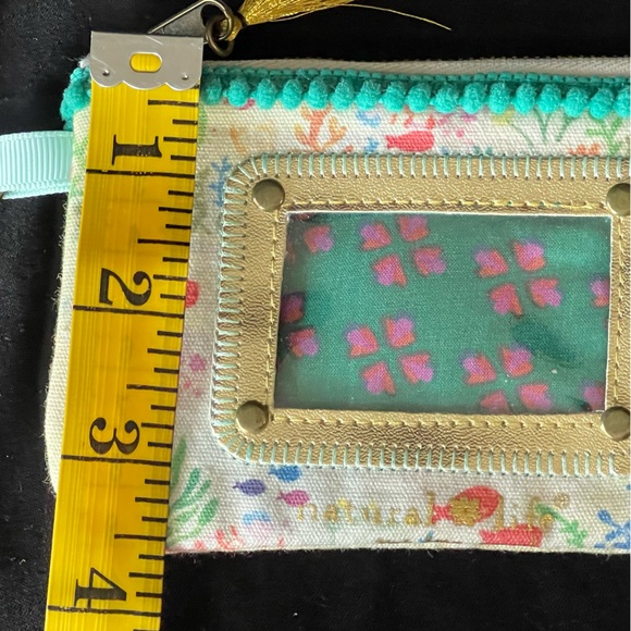 NATURAL LIFE Floral Mini Bag with Gold and Green Accents - Picture 6 of 6